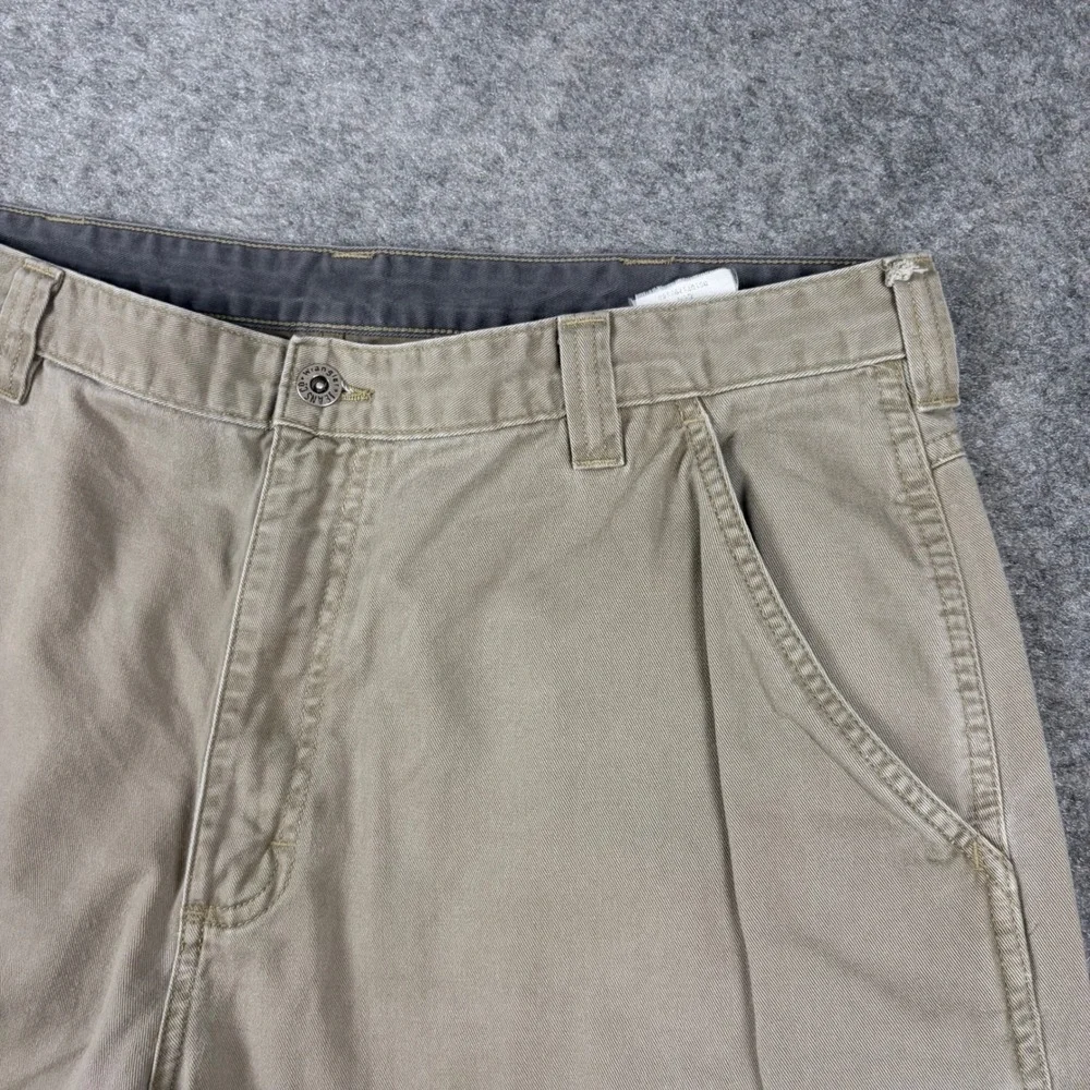 Wrangler Cargo Pants Mens 36x30 Tan Khaki Cowboy Utility Workwear Baggy Wide Leg